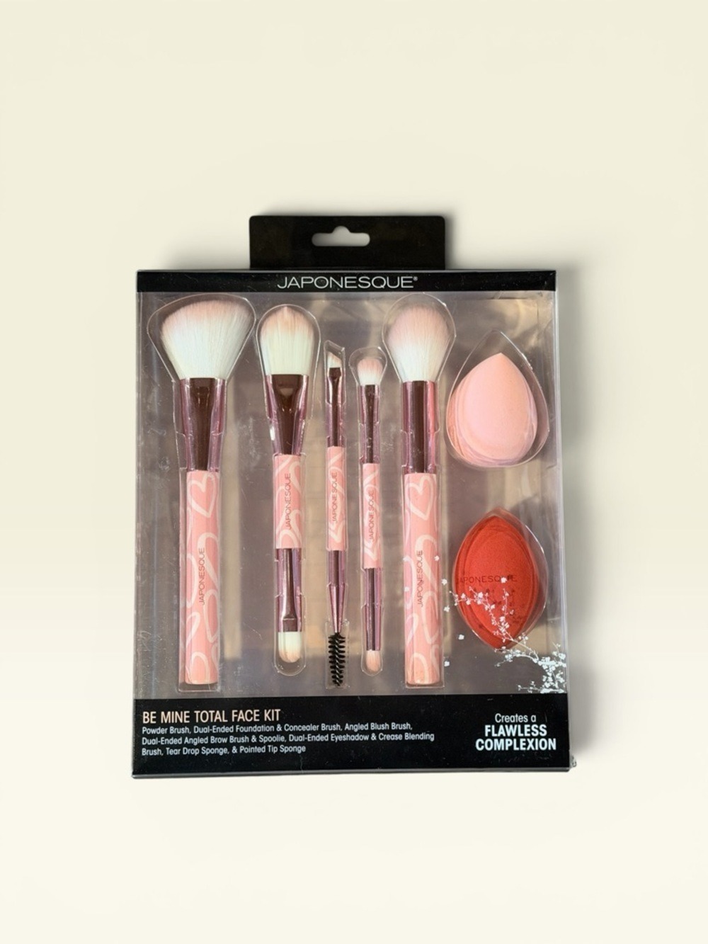 Japonesque Be Mine Total Face Kit Pink NWT